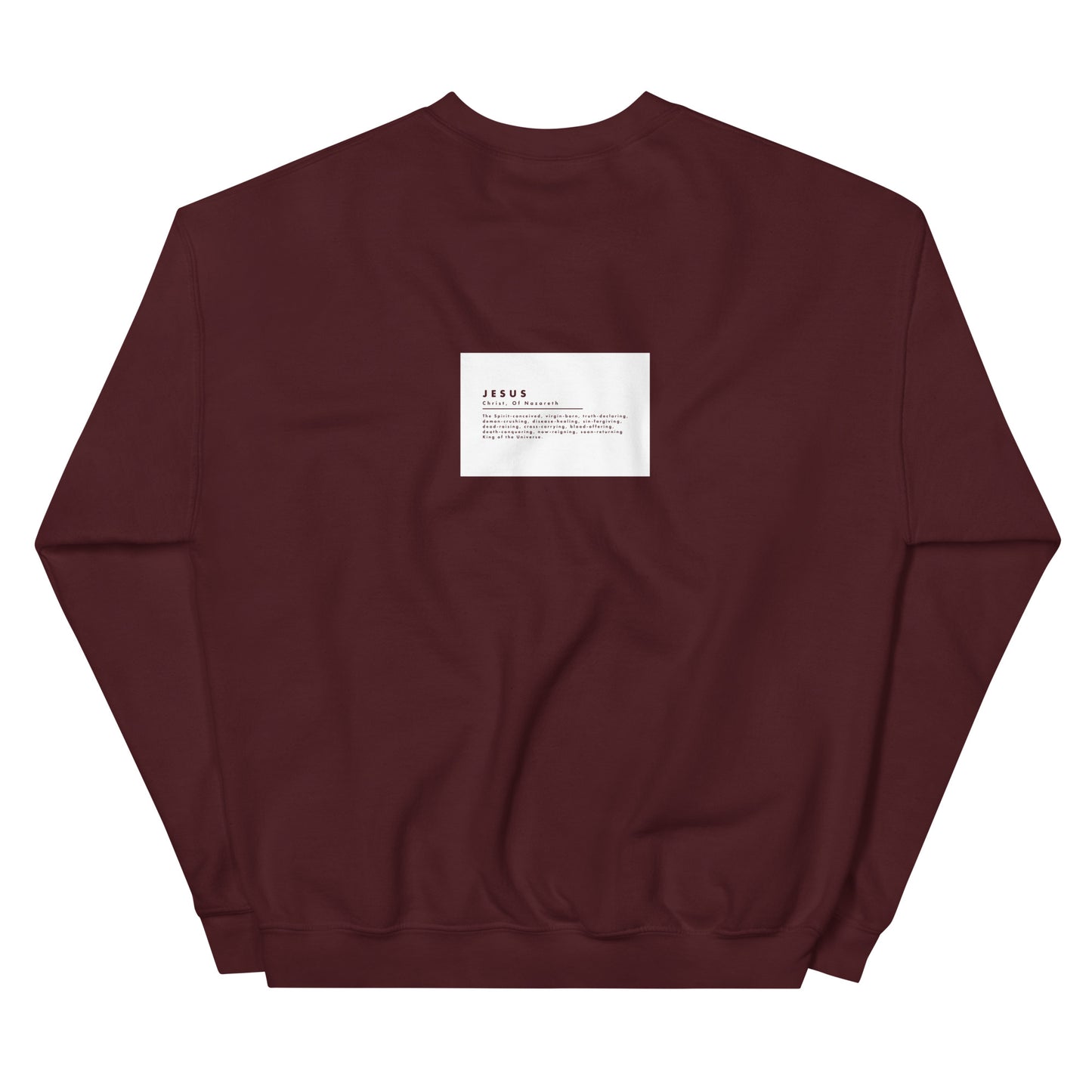 Jesus Christ, King Of The Universe | Men's Sweatshirt