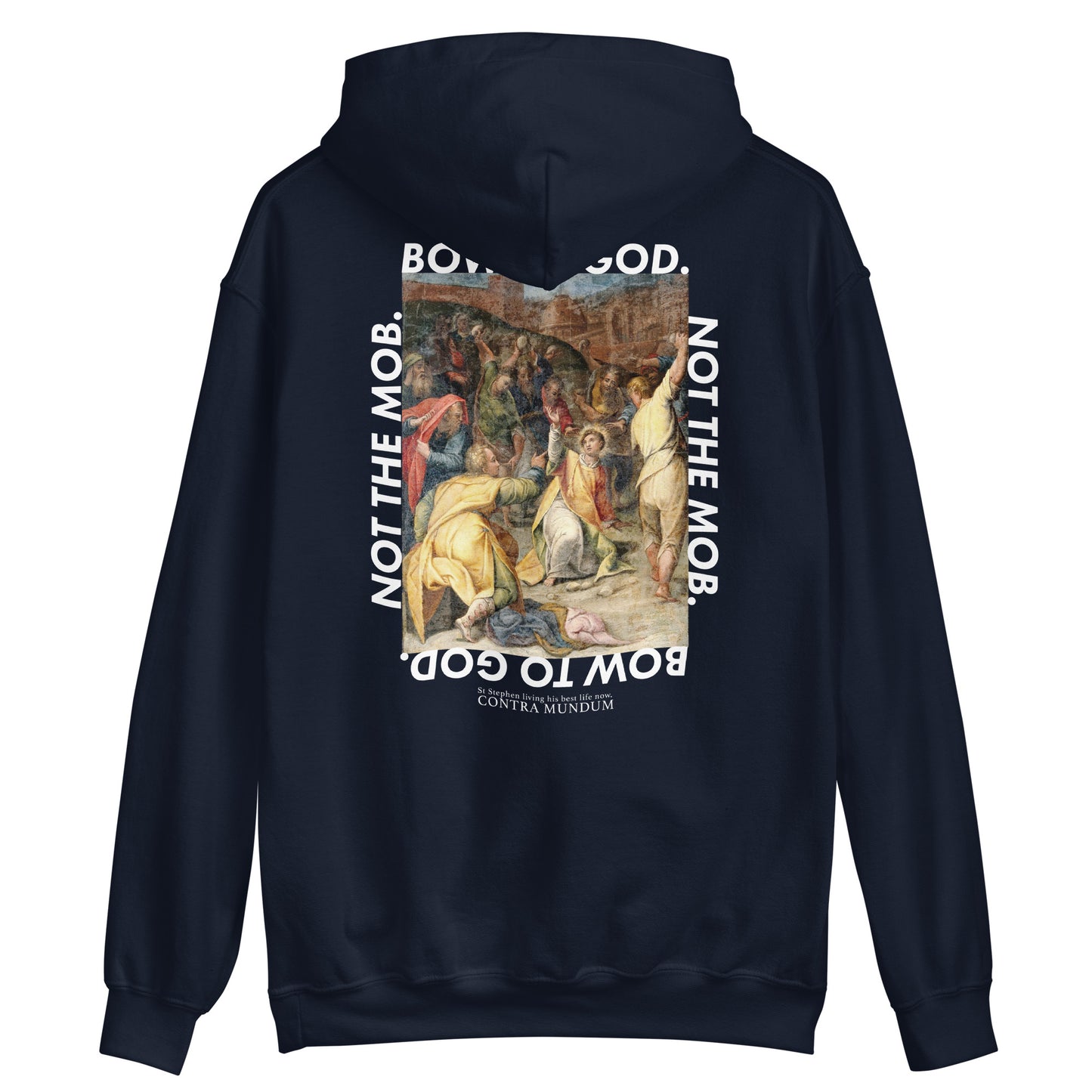 Bow To God. Not The Mob. | Men's Hoodie