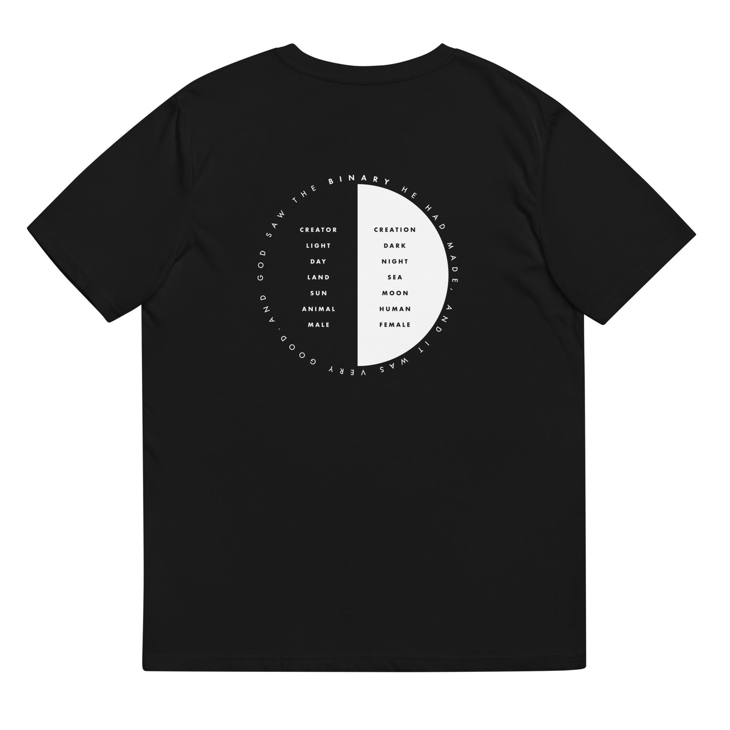 God Blessed The Binary | Men's T-Shirt