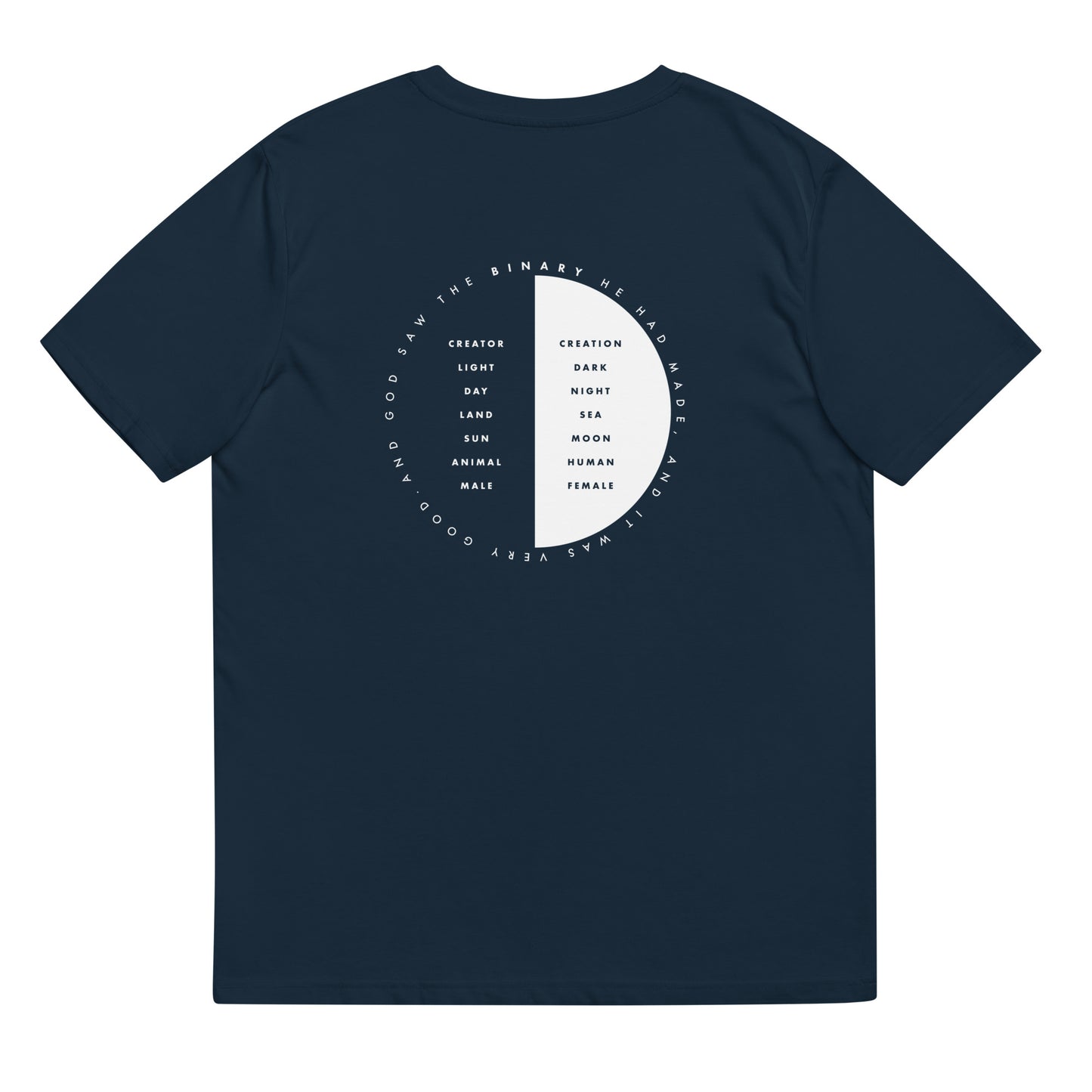 God Blessed The Binary | Men's T-Shirt
