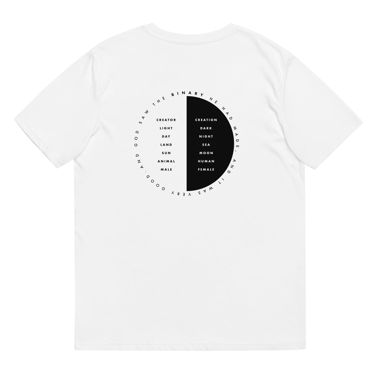 God Blessed The Binary | Men's T-Shirt