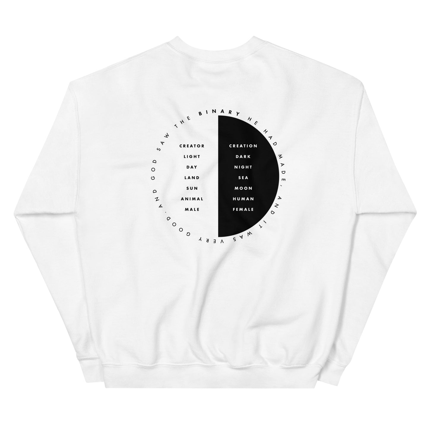 God Blessed The Binary | Sweatshirt